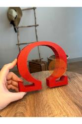 God Of War Kratos Logo Kırmızı 15 CM Masa Süsü