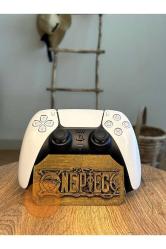 One Piece Luffy Kol Standı Bronz Eskitme Ps4 Dualshock Ps5 Dualsense Xbox Joystick Standı