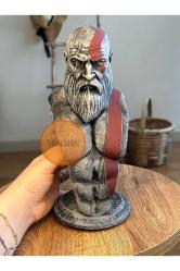 Kratos God Of War Büst Figür 25 Cm Eskitme Renk