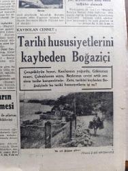 Cumhuriyet Gazetesi - 26 Ağustos 1948 - tanışmak yazan Nadir Nadi Başmakale - muvazaa dedikodularını verilen kati cevap - İsmet İnönü tarafından kabul edilen Hamdullah Suphi Tanrıöver bütün iddialar reddediyor - Maliye Bakanı Şevket aralan yeni kanunla emekliler refaha kavuşacak dedi - Ruslarla uzlaşma ümitleri - İstanbul'da gürültü ile mücadele hızlanıyor - Amerika'nın yeni askeri tedbirleri - Rusya Amerika'daki bütün konsolosluklarını kaldırıyor - Celal bayar'a suikast haberi asılsız - çekoslavakya'da dahili savaşlar şiddetini artırdı - güreşçilerimiz Dün Ankara'ya gittiler fotoğraf - tarihi hususiyetlerini kaybeden Boğaziçi fotoğraf - Menşure Tunay Bedriye içli ve İsmail dümbüllü orta oyunu Büyükdere Beyazparkta - İstanbul adliye sarayı'na yeniden arsa aranıyor - dar yol yazan Peride Celal Yazı Dizisi - İran'da federasyon mu yazan Mirza Bala - İstanbul Londra tren seferleri - 1948-1949 Yunus Nadi mükafatı Atatürk'e ait bir hatıra - bedford kamyonları - sahibinin sesi satış yerleri