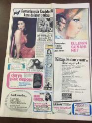 SAKLAMBAÇ GAZETESİ - 31 OCAK 1974 - GELİNLİKLE ORHAN ABİSİNİ GÖRMEYE GELDİ, SEVİLEN SANATÇI ORHAN GENCEBAY, SAMSUN'DAN GELİNLİĞİ İLE UÇAĞA BİNİP KENDİSİNİ GÖRMEYE GELEN ESKİ KOMŞUSUNU UÇAĞIN MERDİVENLERİNDE KARŞILADI  - BERRİN ÖZER DE ŞANSINI İSTANBUL'DA DENİYOR - ŞÜKRAN AY, COŞKUN PLAK, ALİ SULTAN PLAK, NEBAHAT YILDIZ, SEVİLEN PLAK, GÜLBAHAR, ZAFER PLAK, İZZET ALTINMEŞE BOĞAZİÇİ PLAK, MEHMET BOZDOĞAN, SEVDİĞİM KIZ GELİN OLMUŞ - SERPİL ÖRÜMCER, ŞAŞKIN PLAK - VE SINUNDA YALNIZLIK FOTOROMANI, ÖNDER SOMER, ARZU OKAY - YASAK BİR AŞK BÖYLE BİTTİ FOTOROMANI - GEÇMİŞTEN GELEN KADIN FOTOROMANI - MUTLULUK FOTOROMANI, LALE ÖZ - SON ARZU FOTOROMANI - BÜYÜLEYEN GÖZLER - CHER BONO, DAMARLARINDA KIZILDERİLİ KANI DOLAŞAN ŞARKICI - GÜLDEN KARABÖCEK, ŞAH PLAK - BAHAR ERDENİZ, PARİS'TE DEFİLE - FECRİ EBCİOĞLU, FİLM TEKLİFİNE ''HAYIR'' - DERYA PLAK DEPOSU REKLAMI