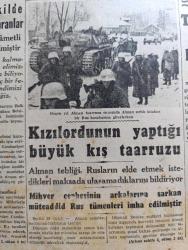 Cumhuriyet Gazetesi - 24 Şubat 1943 - Milli Şef İsmet İnönü'nün beyannamesi - Milli Şef diyorlar ki Milletler ailesi içinde kimseye düşmanlığı olmayan bir millet sıfatıyla menfaatlerimiz emniyette bulundurarak yaşamak için elimizden geleni yapacağız - Cumhuriyet Halk Partisi namzetleri 35 vilayetimizde - Refik AhmetSevengil Sadi Irmak Cemal Bardakçı Yavuz Abadan Server Kamil Tokgöz fotoğraf - Kızılordu'nun yaptığı büyük kış taarruzu - geçen yıl Alman taarruzu sırasında Alman zırhlı kıtaları bir Rus kasabasına girerlerken fotoğraf - Varlık Vergisi ödemedikleri için aşkale'de kampa götürülenler  Yusfaki Tuzaloğlu Nobar Peştemalcı Agop Akşahin Abraham Abuvaf İzak Karmano Bension Kamhi - Talatpaşa'ya dair Hatıralar - şeytan emrediyor filmi Turan ve Azak sinemasında - Asya Yıldızı filmi milli ve Alemdar sinemasında - stalin'in günlük emri - merhum Talat Paşa'nın cesedi merasimle defnedilecek - Konya mebus adayı Ahmet Faik Abasıyanık - Muğla mebus adayı Yunus Nadi Abalıoğlu