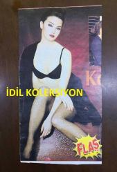 HANDE ATAİZİ'NİN DERGİDEN KESİLME FOTOĞRAFI - 23 x 12 cm EBADINDA