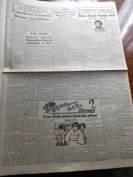 Cumhuriyet Gazetesi - 14 Ağustos 1949 - Kafanın hakkı yazan Nadir Nadi Başmakale - İsmet İnönü seçime dair dün yaptığı konuşmalar - Suni ekmek darlığı dün de devam etti - Celal Bayar Ege bölgesi'nde yeni bir geziye çıkıyor fotoğraf - Tito Stalin düellosu - Ticaret Bakanı Vedat Dicleli'nin gazetecilere demeci fotoğraf - Mareşal Fevzi Çakmağın durumu değişmiyor ameliyat yapan doktor Feyzi Taner bilgilendirdi - Avrupa konseyine iştirak eden 12 milletin temsilcileri Strasbourg şehrinin belediye reisi Charles Frey ile birlikte fotoğraf - Millet Partisi erkanının hücumları - Avrupa'nın birleşmesi için çalışmalar - yanardağ yazan Falih Rıfkı Atay - haftanın şakaları yazan Burhan Felek - Hamiyet Yüceses İsmail dümbüllü ve Suzan Güven Beşiktaş bahçesinde - Ordu takımı istanbulspor'u 7-0 yendi fotoğraf - Öz Fenerbahçe ile Türk spor gazeteleri futbol maçı - koca Reşit paşa'ya dair yazan Haluk Yusuf Şehsuvaroğlu - Hasan parfümleri - Şişli Terakki Lisesi kayıtları başlamıştır - Safiye Ayla
