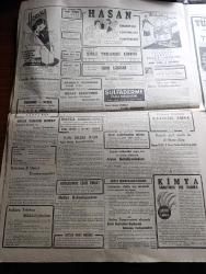 Cumhuriyet Gazetesi - 14 Ağustos 1949 - Kafanın hakkı yazan Nadir Nadi Başmakale - İsmet İnönü seçime dair dün yaptığı konuşmalar - Suni ekmek darlığı dün de devam etti - Celal Bayar Ege bölgesi'nde yeni bir geziye çıkıyor fotoğraf - Tito Stalin düellosu - Ticaret Bakanı Vedat Dicleli'nin gazetecilere demeci fotoğraf - Mareşal Fevzi Çakmağın durumu değişmiyor ameliyat yapan doktor Feyzi Taner bilgilendirdi - Avrupa konseyine iştirak eden 12 milletin temsilcileri Strasbourg şehrinin belediye reisi Charles Frey ile birlikte fotoğraf - Millet Partisi erkanının hücumları - Avrupa'nın birleşmesi için çalışmalar - yanardağ yazan Falih Rıfkı Atay - haftanın şakaları yazan Burhan Felek - Hamiyet Yüceses İsmail dümbüllü ve Suzan Güven Beşiktaş bahçesinde - Ordu takımı istanbulspor'u 7-0 yendi fotoğraf - Öz Fenerbahçe ile Türk spor gazeteleri futbol maçı - koca Reşit paşa'ya dair yazan Haluk Yusuf Şehsuvaroğlu - Hasan parfümleri - Şişli Terakki Lisesi kayıtları başlamıştır - Safiye Ayla