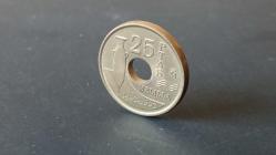 İSPANYA; 25 PESETAS  1997 MELİLLA