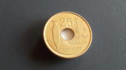 İSPANYA; 25 PESETAS  1997 MELİLLA