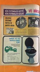 PAZAR MAGAZİN, SİNEMA, FİLM, TİYATRO DERGİSİ - SAYI : 812 14 NİSAN 1972 - EMEL SAYIN - İSMET KASAPOĞLU - HÜLYA KOÇYİĞİT - TARIK AKAN - ÖMERCİK - YILDIRIM ÖNAL - NAZAN BERK - ŞÜKRİYE ATAV - HANDAN ADALI - VURAL PAKEL - ENVER ÖZER - YALÇIN TURA - ORHAN ELMAS - BAHAR ERDENİZ - NÜKHET EGELİ - ALEV AKAKAR - SEMA TAMER - AYTAÇ ARMAN - ÖNDER SOMER - BAKİ TAMER - OĞUZ GÖZEN - NİL UZUN - BİRSEN AYDA - BÜLENT - AHMET ÇELOVİÇ - NECAT OKÇUGİL - OYA PERİ - ÖZDEMİR BEŞKAZALIOĞLU - PERVİZ RIZA LEKİ - TURGUT N DEMİRAĞ - METİN ERKSAN - SANER FİLM - AND FİLM - ŞAMPİYON - EYVAH - MAKBER - FERİDE - HİCRAN - AZAT KUŞU - MURAT İLE NAZLI - HAYAT CEHENNEMİ - ŞAMPİYON - AYDA FILM - CİNEYT ARKIN - MÜŞERREF TEZCAN - MUALLA OMAY - SÜLEYMAN TURAN - YEŞİM YÜKSELEN - GÜLŞEN GÜRSOY - FUNDA EGE - MARITZA ZANATTINI - LALE ORALOĞLU - ORÇUN SONAT - YILDIRIM GENCER - KAYHAN YILDIZOĞLU - MÜMTAZ ENER - NİYAZİ VANLI - EHAT ALİNÇE - ERGİN KÖPRÜCÜ - MÜZEYYEN SENAR - TURGUT BORA - MELİH GÜLGEN - METİN YAN - TAM TAKIM - 16 SAYFA