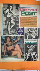 PAZAR MAGAZİN, SİNEMA, FİLM, TİYATRO DERGİSİ - SAYI : 817 19 MAYIS 1972 - AHMET MEKİN - ERDO VATAN - SEMİH EVİN - MEHMET KARAHAFIZ - ŞAHİN FİLM - ÖLÜM KANUNU - DENİZ ERKANAT - MİNE SUN - GÜLGÜN ERDEM - BRIGITTE BARDOT - KAYAHAN ARIKAN - CAKA FİLM - BAYAN ŞEHVET HERYERDE DEHŞET - YAŞAR GÜÇLÜ - NESRİN KAPTAN - SAMİ HAZİNSES - NECİP TEKÇE - CÜNEYT ALGÜL - ALEV ALGÜL - MİNE MUTLU - EMİNE MÜNİRE ÖZMUTLU - REGAT NURİ GÜNTEKİN - ÇALIKUŞU - EKREM BORA - ANTHONY QUINN - TÜRKAN ŞORAY - CLAUDIA CARDINALE - ERTEM EĞİLMEZ - WILLIAM WYLER - GÖNÜL YAZAR - MİNE SOLEY - MUALLA OMAY - FEYZI TUNA - EKTA FİLM - ARİF KESKİNER - BELA MUSTAFA - TAMER YİĞİT - 9. ANTALYA FİLM ŞENLİĞİ - ALİKİ VUYUKLAKİ - ZOİ LASKARİ - PARİS - TAM TAKIM - 16 SAYFA