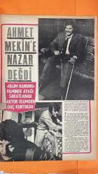 PAZAR MAGAZİN, SİNEMA, FİLM, TİYATRO DERGİSİ - SAYI : 817 19 MAYIS 1972 - AHMET MEKİN - ERDO VATAN - SEMİH EVİN - MEHMET KARAHAFIZ - ŞAHİN FİLM - ÖLÜM KANUNU - DENİZ ERKANAT - MİNE SUN - GÜLGÜN ERDEM - BRIGITTE BARDOT - KAYAHAN ARIKAN - CAKA FİLM - BAYAN ŞEHVET HERYERDE DEHŞET - YAŞAR GÜÇLÜ - NESRİN KAPTAN - SAMİ HAZİNSES - NECİP TEKÇE - CÜNEYT ALGÜL - ALEV ALGÜL - MİNE MUTLU - EMİNE MÜNİRE ÖZMUTLU - REGAT NURİ GÜNTEKİN - ÇALIKUŞU - EKREM BORA - ANTHONY QUINN - TÜRKAN ŞORAY - CLAUDIA CARDINALE - ERTEM EĞİLMEZ - WILLIAM WYLER - GÖNÜL YAZAR - MİNE SOLEY - MUALLA OMAY - FEYZI TUNA - EKTA FİLM - ARİF KESKİNER - BELA MUSTAFA - TAMER YİĞİT - 9. ANTALYA FİLM ŞENLİĞİ - ALİKİ VUYUKLAKİ - ZOİ LASKARİ - PARİS - TAM TAKIM - 16 SAYFA