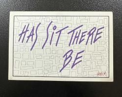 Eski Duvar yazısı 6 x 10 cm