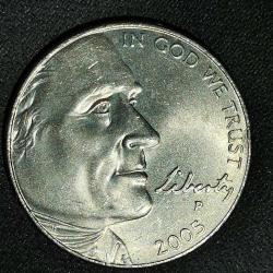 AMERİKA  2005  P  5 CENT  HATIRA Lewis ve Clark Expedition'ın 200. Yıldönümü - Okyanus Manzarası