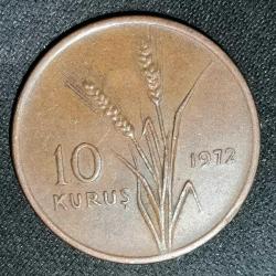 TÜRKİYE  1972  10 KURUŞ