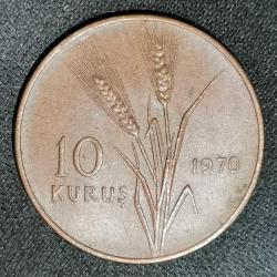 TÜRKİYE  1970  10 KURUŞ