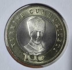5 LİRA 2023 (CUMHURİYETİN KURULUŞUNUN 100.YILDÖNÜMÜ
