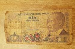 1000 Bin Türk Lirası - Kağıt Para