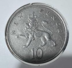 İNGİLTERE' 10 PENCE 1970