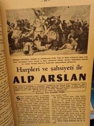 TARİH COĞRAFYA DÜNYASI -SAYI 6 KAPAK-ALP ARSLAN MÜNİF FEHİM 'İN FIRCASI 1959