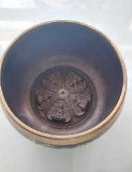 Tibet Meditasyon & Şifa Kasesi – El İşçiliği Pirinç – Tokmak Dahil