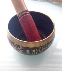 Tibet Meditasyon & Şifa Kasesi – El İşçiliği Pirinç – Tokmak Dahil