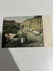 Via S. Carlo e Giardino Reale Kartpostal 14x9  ebatında