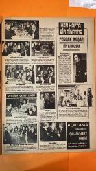 PAZAR MAGAZİN, SİNEMA, FİLM, TİYATRO DERGİSİ - SAYI : 917 19 NİSAN 1974 - TİMUÇİN CAYMAZ - NEVİN AKKAYA - KEMAL BİLİCİ - SACİDE KESKİN - HAYRİ ESEN - ABDURRAHMAN PALAY - SADETTİN ERBİL - OSMAN ALYANAK - ORHAN AYKANAT - DEVRİM PARSCAN - FİKRİ ÇÖZE - KANİ KIPÇAK - SALP ÖZİNCE - ZAFER ÖNEN - ÖZDEMİR HAN - CEZMİ SEZER - LEVENT DÖNMEZ - AYHAN ARLI - SUUDİ YILMAZ - HİKMET ELBEK - HİKMET KAYALI - SABRİ ÖZSOYDAN - NEDİM OTYAM - METİN BÜKEY - RUHİ SU - YALÇIN TURA - ARİF SAĞ - RUZA SİLAHLİPODA - BORA AYANOĞLU - ARİF ERKİN - ABDULLAH NAIL BAYGU - OBEN - YURDAER DOĞULU - SELMİ ANDAK - CAHİT OBEN - NECİP SARICIOĞLU - MARKO BUDİRİS - AYDINOĞLU - DUYGU KARAGÖZOĞLU - RAUF TÖZÜM - FARUK ÖZER - KUNT TULGAR - CEMAL NOYAN - ENDER OKAN - ERCAN OKAN - YORGO İLYADİS - ADNAN TÜZMEN - PERİZAT TÜZMEN - BAL MAHMUT - MELİH BALER - NECMİ RIZA AHISKAN - ŞEFİK UYGUNER - KUDRET SAVAŞ - HÜSEYİN GÜNAYDIN - UĞUR AYKAN - IDIR ŞAHİN - SANİYE UÇAK - GÜNDÜZ SİREL - BEŞİKTAŞ'IN DEV TABLOSU YOKTUR  - 20 SAYFA