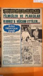 PAZAR MAGAZİN, SİNEMA, FİLM, TİYATRO DERGİSİ - SAYI : 942 -Kıbrıs barış harekatı filmleri ve plakları-ESİN GÜLSOY - CÜNEYT GÖKÇER - EDİZ HUN - FATMA GİRİK - SEMİRAMİS PEKKAN - YILDIRIM GÜRSES - METİN ERKAAN - AYTAÇ ARMAN - TÜLİN ÖRSEK - YILDIRIM ÖNAL - SEMA EYÜBOĞLU - SUNA SELEN - SÜLEYMAN TURAN - KENAN KURT - MAHMUT ÜÇÜNCÜLOĞLU - SELEN BÜKE - AYDIN SAGAY - İZABEL - AYŞEGÜL - ŞENOL ÖZTÜRK - EMİN KANAAT - HÜLYA KOÇYİĞİT - SAFİYE FİLİZ - AHMET AKSOY - AHMET AÇAN - AYŞE AÇAN - NİLGÜN AÇAN - ORHAN TUNCA - AYSEL KEREMOĞLU - KUNT KORUR - NEVİN GÜLER - OKTAY MİLOR - FATMA BELGEN - TAMER YİĞİT - ÇETİN İNANÇ - MELİH GÜLGEN - AHMET MEKİN - KAZIM KARTAL - REHA YURDAKUL - İSMAİL HAKKI ŞEN - FERİDUN ÇÖLGEÇEN - SALT ERGENÇ - RIZA KONYALI - ADNAN VARVEREN - YASEMİN KUMRAL - ATEŞ BÖCEKLERİ - AYŞEM - CEYDA KARAHAN - AYNUR TAÇBAŞ - TUFAN TÜMER - HAMİT YILDIRIM - ELİF PEKTAŞ - GÜLİSTAN OKAN - OYA PERİ - GENÇLİĞE VEDA - VİVA ZAPATA - REŞO - GEL ECEVİT GEL - ADEM YAVUZ’A AĞIT - TAM TAKIM - 20 SAYFA