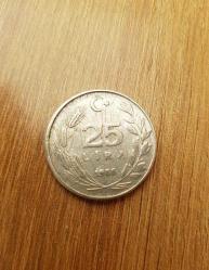 25 Lira - 1986 Yılı Madeni Para - Yirmi Beş Türk Lirası