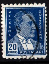 1950-1951 Beşinci ATATÜRK Serisi 20 Kuruş (tp0148)