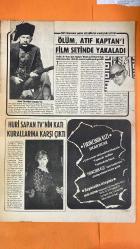 PAZAR MAGAZİN, SİNEMA, FİLM, TİYATRO DERGİSİ - SAYI : 1075 28 NİSAN 1977 - ATIF KAPTAN - MEHMET KARAHAFIZ - ÇETİN İNANG - YALÇIN GÜLHAN - AYSUN GÜVEN - AHU TUBA - ZERRİN DOĞAN - GAZİ HAVVAŞ - MUHSİN ERTUĞRUL - KARTAL TİBET - EROL TAŞ - HAYATİ HAMZAOĞLU - İHSAN YÜCE - MÜNİR ÖZKUL - HULUSİ KENTMEN - MÜJDE AR - SAMİM DEĞER - HALİT REFİĞ - MAHMUT HEKİMOĞLU - MAHMUT CEVHER - AHMET SEZEREL - SOLİH GÜNEY - HAKAN BALAMİR - SERDAR GÖKHAN - NAZAN ŞORAY - SAFİYE ÜNAL - BULENT AYDIN - MARILYN HIGH ORTA ŞARK KAPLANI - FERİ CANSEL - MİNE MUTLU - ÜNAL ÇULHA - SEVİM TUNA - KENAN BİNGÖLLÜ - MÜZEYYEN SENAR - BÜLENT AYDIN BAHARI GÖRÜNCE AÇILIP SAÇILIVERDİ - TAM TAKIM - 20 SAYFA