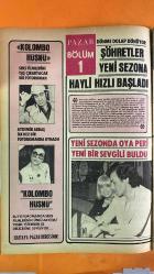 PAZAR MAGAZİN, SİNEMA, FİLM, TİYATRO DERGİSİ - SAYI : 1031 - PİRAYE UZUN - ALİ KURNA - OYA PERİ - FARUK - GALERİ EDİP - SERPİL ÖRÜMCER - ENDER ERDİ - ELİF PEKTAŞ - TURAN GÖKBAKAN - HÜLYA KOÇYİĞİT - ENGİN AYDEMİR - OSMAN KAVRAN - FAHRETTİN ASLAN - FATMA GİRİK - METİN ERKSAN - MEMDUH ONU - GAMZE ÖZ - TURGAY OYLUM - CEYLAN ECE - HASAN KAZANKAYA - MÜBERRA - ZEKİ BEY KONTESİ FENA HALDE DÖVDÜLER - CEYLAN ECE GİTTİĞİ KULÜPTE YERLE BİR OLDU - TAM TAKIM - 20 SAYFA