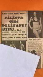SÜPER GAZETE PAZAR DERGİSİ - SAYI :36 1978 - ZERRİN EGELİLER - KENAN YALIM - NORMA LEVY - MASCİA - TINA KROL - SLOV - SUSAN SILVEY - HAMAYA - BARBİ BENSON - DON JUAN - BAHAR ERDENİZ - TAMARA  - TAM TAKIM - 16 SAYFA