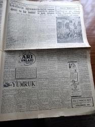 Cumhuriyet Gazetesi - 14 Ağustos 1954 - hızlı daha hızlı yazan Nadir Nadi Başmakale - Avrupa Ordusunun Akıbeti Belli Oluyor - Demokrat Partideki Tasfiye Hareketi Devam Ediyor - Cumhurreisi Celal Bayar Ayın 28'inde Yugoslavya'ya Gidiyor - Amerikan Senatosunun Kızıllara Dair Kararı - Galata Köprüsünün Tamiri Tamamlandı  fotoğraf - Japon İmparatoru Hirohito'ya Suikast Teşebbüsü - Portekizle Hindistan Arasındaki Gerginlik - Türkiye İş bankası'nın 30. Yıldönümü hazırlıkları - Güreşçi Celal Atığın Kahvesinde Bir Adam Öldürüldü - Film Yıldızı Neriman Köksal Puro Tuvalet Sabunları Kullanıyorum Diyor  - İstanbul Enternasyonal Tenis Turnuvası - İstanbul'un Kok Kömür İhtiyacı Temin Edildi - Napoleon'un Piç Olduğu İddiası Fransa'da Hararetli Tartışmalara Yol Açıyor  - Hollywood'un En Güzel Kızı Dolores Dorn  fotoğraf- Hamiyet Yüceses  İsmail Dümbüllü  Sabite Tur Gülerman  Sarayburnu Sahil Park gazinosunda - At Yarışları - Sadeddin Kaynak Jubilesinde Saime Sinan'ı Da Dinleyeceksiniz - Nevrozin