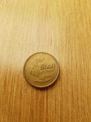 5000 Lira - 1996 Madeni Para - Türk Lirası