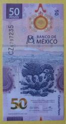 MEKSİKA=2023  50 Pesos  P-New 50  Commemorative   POLYMER   ÇİL'