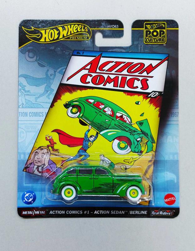Hot Wheels Premium DC Action Comics #1 - Action Sedan Berline