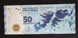 Arjantin 50 Pesos ÇİL KAĞIT PARA