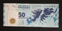 Arjantin 50 Pesos ÇİL KAĞIT PARA
