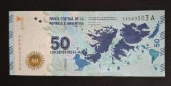 Arjantin 50 Pesos ÇİL KAĞIT PARA