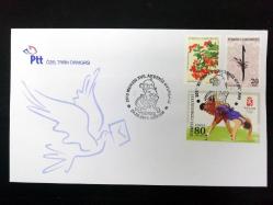 2013 Mersin XVII. Akdeniz Oyunları Güreş Mersin Özel Tarih Damgalı zarf