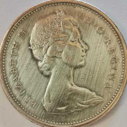 KANADA 1968   25 CENT  GÜMÜŞ  5,83  GRAM