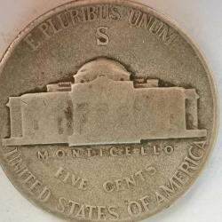 AMERİKA  1943 S    5 CENT   GÜMÜŞ  5  GRAM