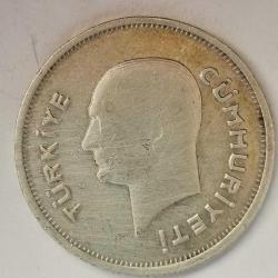 TÜRKİYE  1935    50  KURUŞ  GÜMÜŞ  6 GRAM