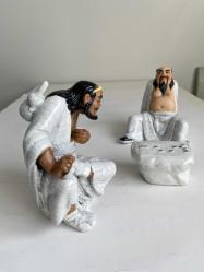 Çin porselen biblo set Go oynayan Çinliler