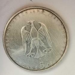ALMANYA  1977   5  MARK    GÜMÜŞ 11,2  GRAM  HATIRA Carl Heinrich von Kleist'in Doğumunun 200. Yıldönümü