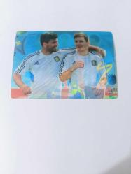 Panini FIFA World Cup Brazil 2014 Lionel Messi - Sergio Agüero Argentina Double Trouble Kart