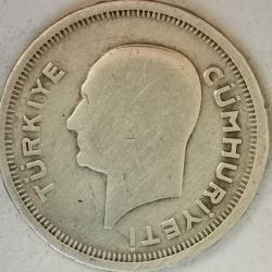 TÜRKİYE  1935  25 KURUŞ  GÜMÜŞ  3 GRAM