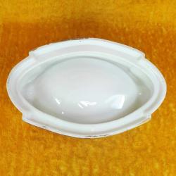RETRO ALTINYALDIZ DEKORLU , FRAGONARD RESİMLİ OVAL FORMLU PORSELEN KÜLTABLASI