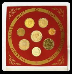 1997 Yılı DARPHANE TEDAVÜL PARA SETİ “ÇİL” (Basım 7586 Adet) DRPSET997