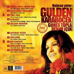 GÜLDEN KARABÖCEK HATIRAN YETER GÜNEŞ TOLLA BENİM İÇİN (PLAK)
